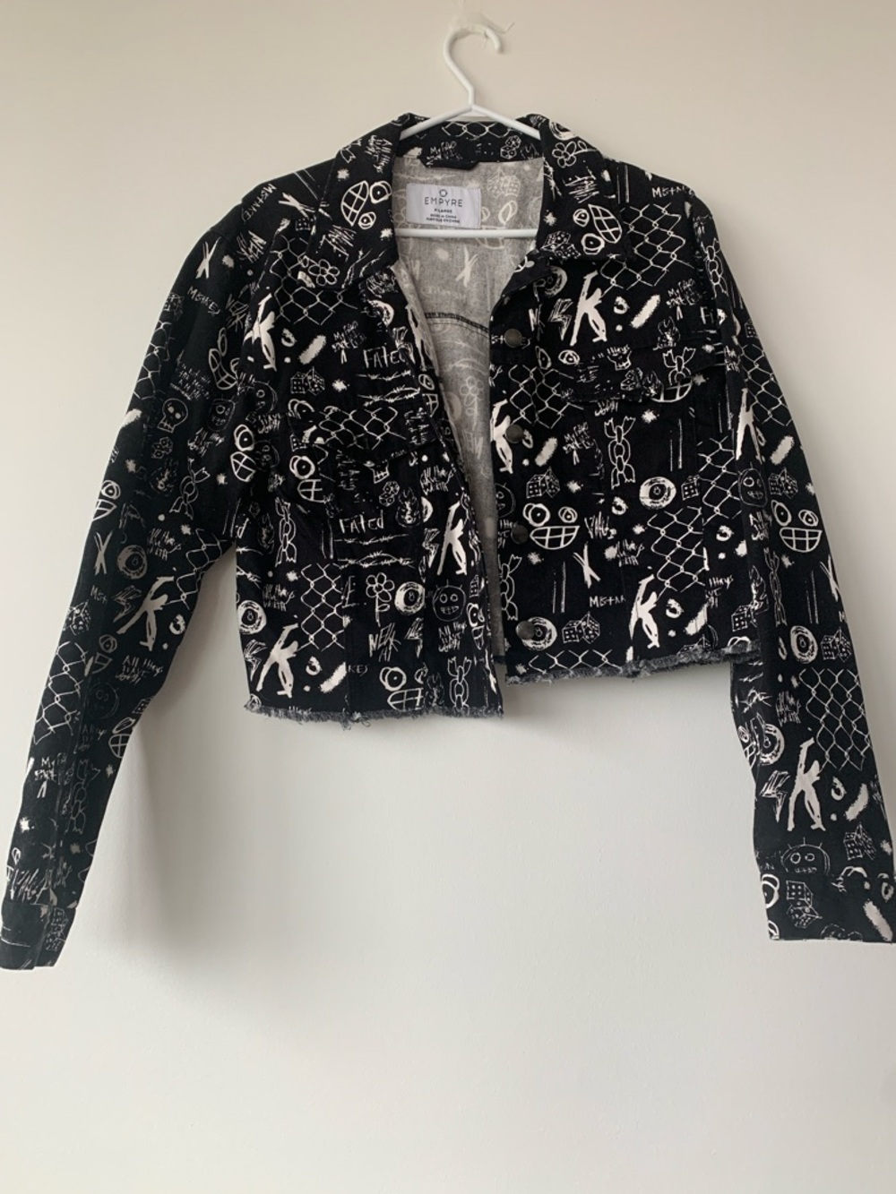 Cool graphic Empyre women’s jean jacket